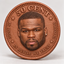 50CENT price logo